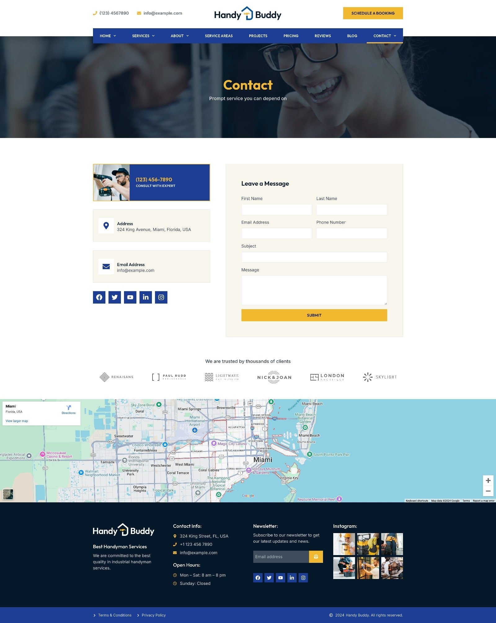 Handy Buddy - Handyman Services pro template for wordpress - premium version - Image 4